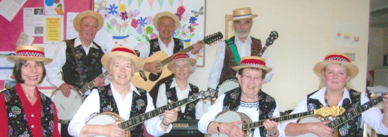 Banjovi Revival, Banjo Band, Musical Entertainment for Local Day Centers and Clubs, in Bucks